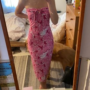 Michael Kors Pink Strapless Dress